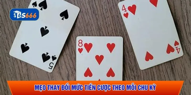 Mẹo thay đổi mức tiền cược theo mỗi chu kỳ
